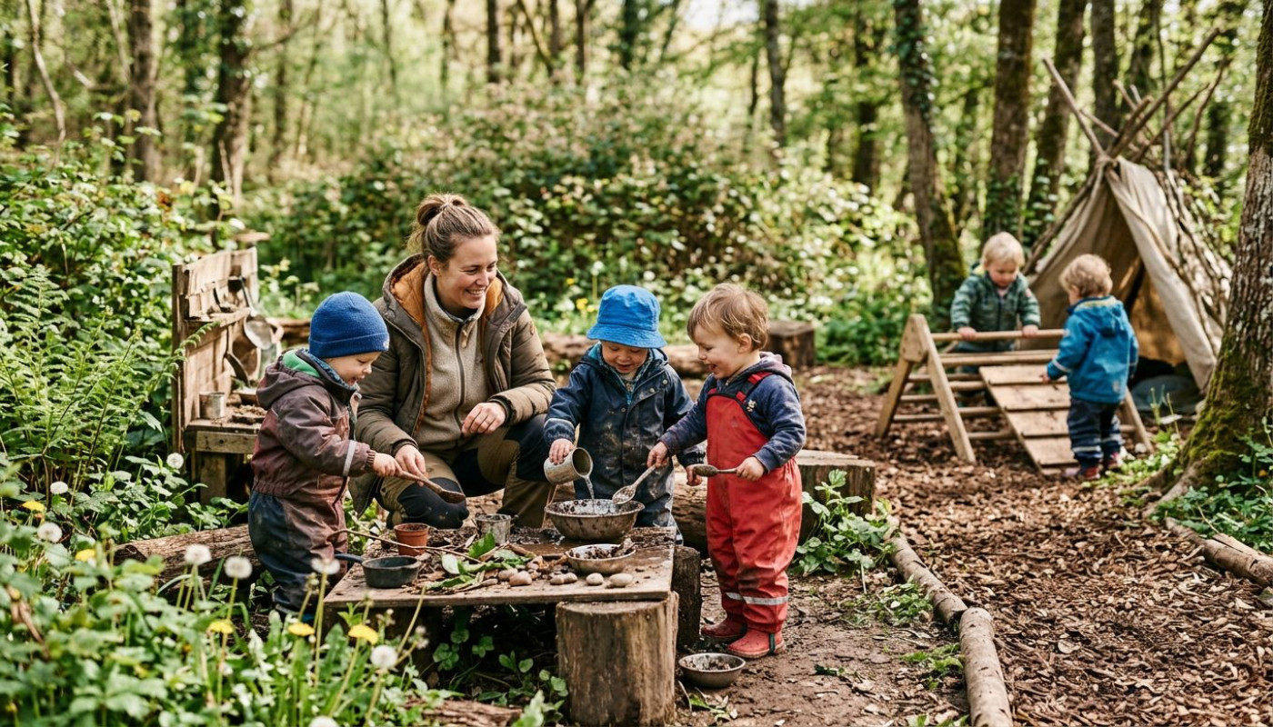 Quand les activités extérieures réinventent la pédagogie en crèche
